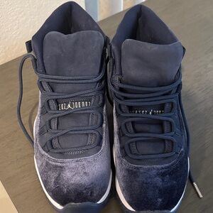 Jordan Midnight Blue Velvet Sneakers